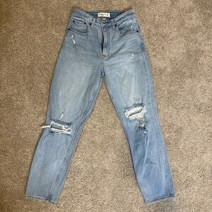 Abercrombie & Fitch Light Blue High Rise Jeans
